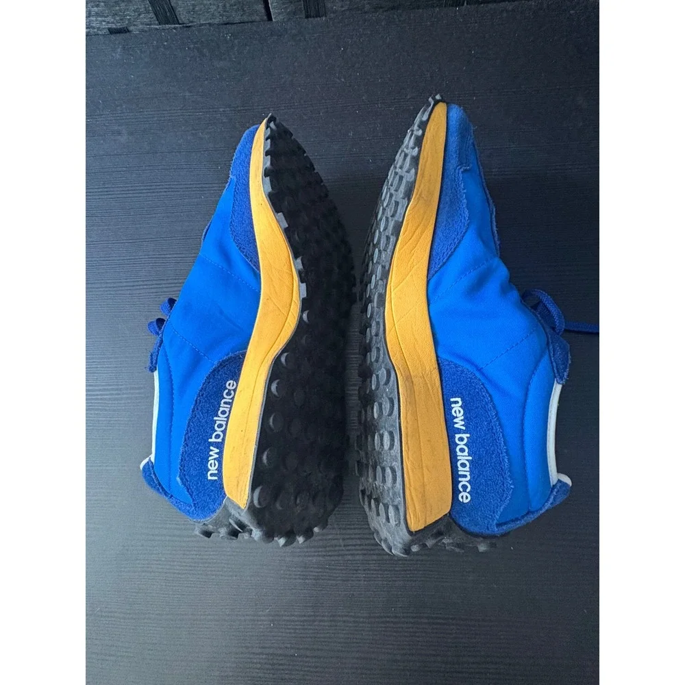 New balance 327 marine blue & yello men's size 8.5
